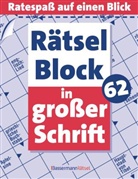 Eberhard Krüger - Rätselblock in großer Schrift. Bd.62