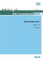 Deutsches Institut für Normung e. V. (DIN), DIN e.V., DIN e.V. (Deutsches Institut für Normung), DI e V, DI e.V. - Zahnheilkunde. Tl.1