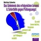 Matthias Schwehm, Matthias Schwehm - Das Geheimnis des erfolgreichen Lernens & Soforthilfe gegen Prüfungsangst, Audio-CD (Hörbuch)