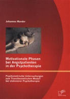 Johannes Mander - Motivationale Phasen bei Angstpatienten in der Psychotherapie: Psychometrische Untersuchungen zum Transtheoretischen Modell bei stationärer Psychotherapie