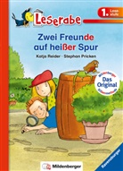 Stephan Pricken, Katja Reider, Stephan Pricken - Zwei Freunde auf heißer Spur - Leserabe 1. Klasse - Erstlesebuch für Kinder ab 6 Jahren