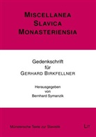 Bernhar Symanzik, Bernhard Symanzik - Miscellanea Slavica Monasteriensia