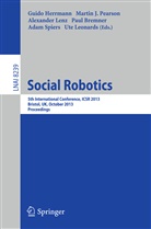 Paul Bremner, Guido Herrmann, Alexander Lenz, Alexander Lenz et al, Ute Leonards, Marti Pearson... - Social Robotics