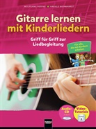 Wolfgang Hering, Harald Wehnhardt - Gitarre lernen mit Kinderliedern, m. 1 Audio-CD, m. 18 Beilage