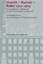Hein Duchhardt, Heinz Duchhardt, Espenhorst, Espenhorst, Martin Espenhorst - Utrecht - Rastatt - Baden 1712-1714