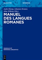 Andre Klump, Johanne Kramer, Johannes Kramer, Aline Willems - Manuel des langues romanes