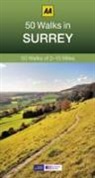 AA Publishing - 50 Walks in Surrey