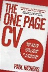 Paul Hichens - One Page CV, The