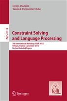 Deny Duchier, Denys Duchier, Parmentier, Parmentier, Yannick Parmentier - Constraint Solving and Language Processing