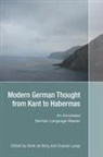 Henk Berg, Henk de Berg, Henk de Berg, Duncan Large, Henk de Berg, Duncan Large - Modern German Thought from Kant to Habermas
