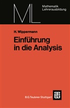 Heinrich Wippermann - Einführung in die Analysis