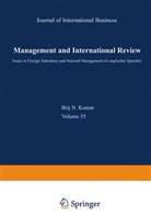 Brij N. Kumar, Bri N Kumar, Brij N Kumar - mir, Management International Review, Special Issue - 35: Euro-Asian Management and Business. Pt.2