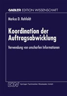 Markus Rehfeldt, Markus D. Rehfeldt - Koordination der Auftragsabwicklung