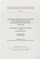 Josep Hansen, Joseph Hansen - Rheinische Briefe und Akten zur Geschichte der politischen Bewegung 1830-1850. Bd.4