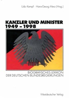 Ud Kempf, Udo Kempf, Merz, Merz, Hans-Georg Merz - Kanzler und Minister 1949 - 1998
