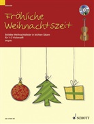 Fröhliche Weihnachtszeit, 1-2 Violoncelli, m. Audio-CD