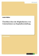 André Müller - Überblick über die Möglichkeiten von Unternehmen zur Kapitalbeschaffung