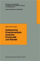 Sabin Schenk, Sabine Schenk - Ostdeutsche Erwerbsverläufe zwischen Kontinuität und Wandel
