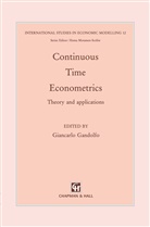 Gandolfo, G Gandolfo, G. Gandolfo, Giancarlo Gandolfo, Martino Gandolfo - Continuous-Time Econometrics