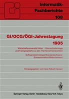 Hans R. Hansen, Han R Hansen, Hans R Hansen - GI/OCG/ÖGI-Jahrestagung 1985