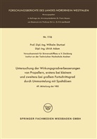 Wilhelm Sturtzel - Untersuchung der Wirkungsgradverbesserungen von Propellern, erstens bei kleinem und zweitens bei großem Fortschrittsgrad durch Ummantelung mit Spaltdüsen