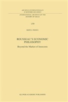 Frid¿ Bertil, Bertil Fridén - Rousseau's Economic Philosophy