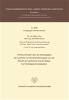 Martin Cox - Untersuchungen über die Abhängigkeit der Laufruhe von Schienenfahrzeugen von der Bauart der Laufwerke und der Gleise bei Höchstgeschwindigkeiten