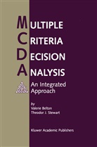 Valeri Belton, Valerie Belton, Theo Stewart, Theodor Stewart - Multiple Criteria Decision Analysis