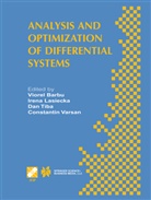 Viorel Barbu, Iren Lasiecka, Irena Lasiecka, Dan Tiba, Dan Tiba et al, Constantin Varsan - Analysis and Optimization of Differential Systems