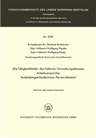 Gerhard Brinkmann - Die Tätigkeitsfelder des höheren Verwaltungsdienstes