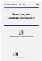 Bewertung von Vanadium-Immissionen