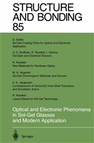 Christian K. Jorgensen, Christia K Jorgensen, Christian K Jorgensen, Reisfeld, Reisfeld, Renata Reisfeld - Optical and Electronic Phenomena in Sol-Gel Glasses and Modern Application