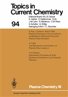 Venugopalan, Venugopalan, M. Venugopalan, Veprek, S Veprek, S. Veprek - Plasma Chemistry III
