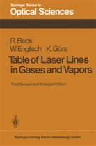 Beck, R Beck, R. Beck, Englisch, W Englisch, W. Englisch... - Table of Laser Lines in Gases and Vapors