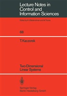 T Kaczorek, T. Kaczorek - Two-Dimensional Linear Systems