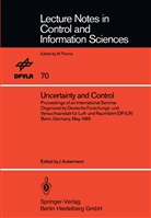Jürge Ackermann, Jürgen Ackermann - Uncertainty and Control