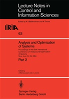 Bensoussan, A Bensoussan, A. Bensoussan, Alain Bensoussan, L Lions, L Lions... - Analysis and Optimization of Systems