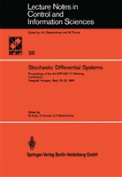 M. Arato, A. V. Balakrishnan, A.V. Balakrishnan, A V Balakrishnan, Vermes, D Vermes... - Stochastic Differential Systems