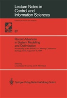Luis Contesse, Rafae Correa, Rafael Correa, Andres Weintraub - Recent Advances in System Modelling and Optimization