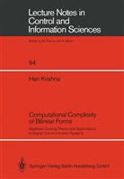 Hari Krishna - Computational Complexity of Bilinear Forms