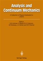 Stuart Antman, Stuart S. Antman, Hai Brezis, Haim Brezis, Bernard D. Coleman, Bernard D Coleman et al... - Analysis and Continuum Mechanics