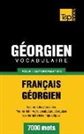 Taranov Andrey - Vocabulaire Français-Géorgien pour l'autoformation - 7000 mots