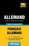 Taranov Andrey - Vocabulaire Français-Allemand pour l'autoformation - 3000 mots