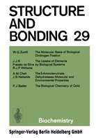 Jack Dunitz, Jack D Dunitz, Jack D. Dunitz, Pete Hemmerich, Peter Hemmerich, James A et Ibers... - Structure and Bonding
