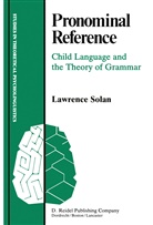 L Solan, L. Solan - Pronominal Reference