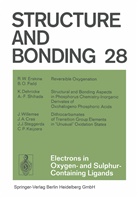 J Dunitz, J D Dunitz, J. D. Dunitz, Hemmerich, P Hemmerich, P. Hemmerich... - Electrons in Oxygen- and Sulphur Containing Ligands