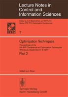 Stoer, J Stoer, J. Stoer, Josef Stoer - Optimization Techniques II