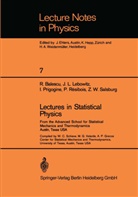 Balescu, R Balescu, R. Balescu, J Lebowitz, J L Lebowitz, J. L. Lebowitz... - Lectures in Statistical Physics