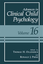 Thoma H Ollendick, Thomas H Ollendick, J Prinz, J Prinz, Thomas H. Ollendick, Ronald J. Prinz - Advances in Clinical Child Psychology