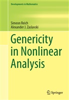 Simeo Reich, Simeon Reich, Alexander Zaslavski, Alexander J Zaslavski, Alexander J. Zaslavski - Genericity in Nonlinear Analysis